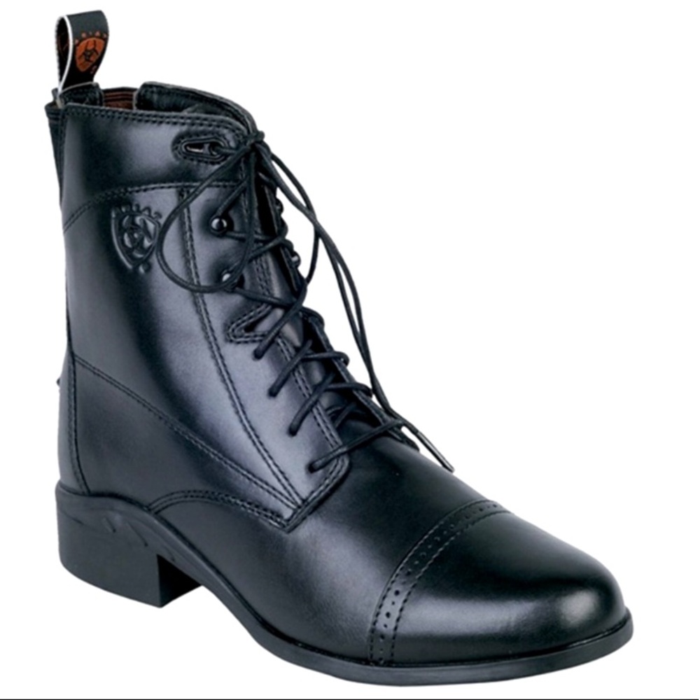 Ariat 4LR Heritage III Paddock Boots Black Size 8C /39 (14587)